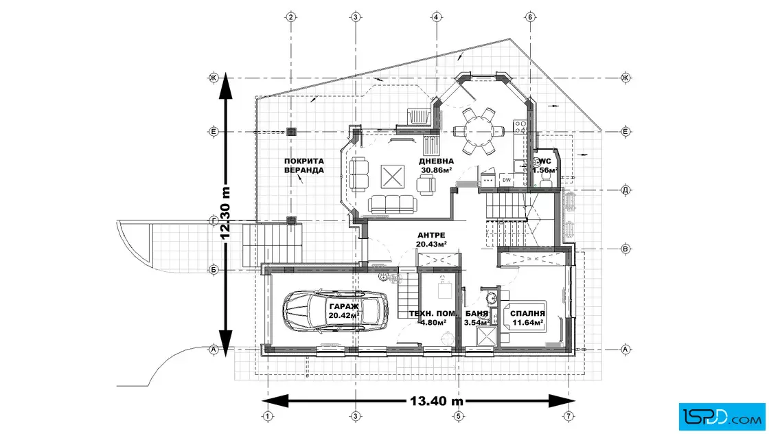 План на първи етаж