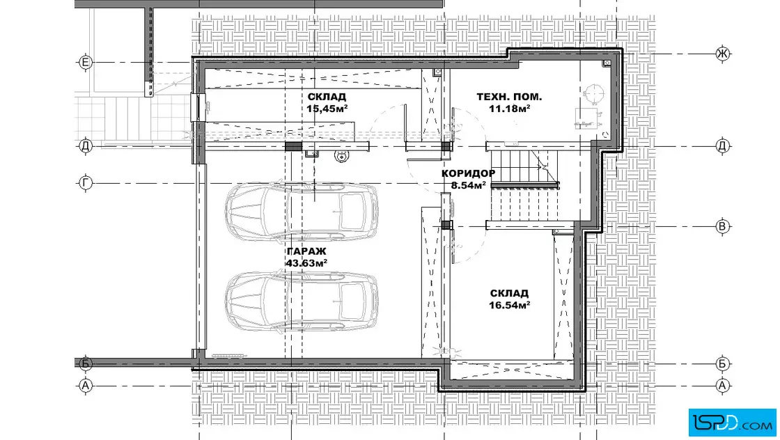 План на подземен етаж