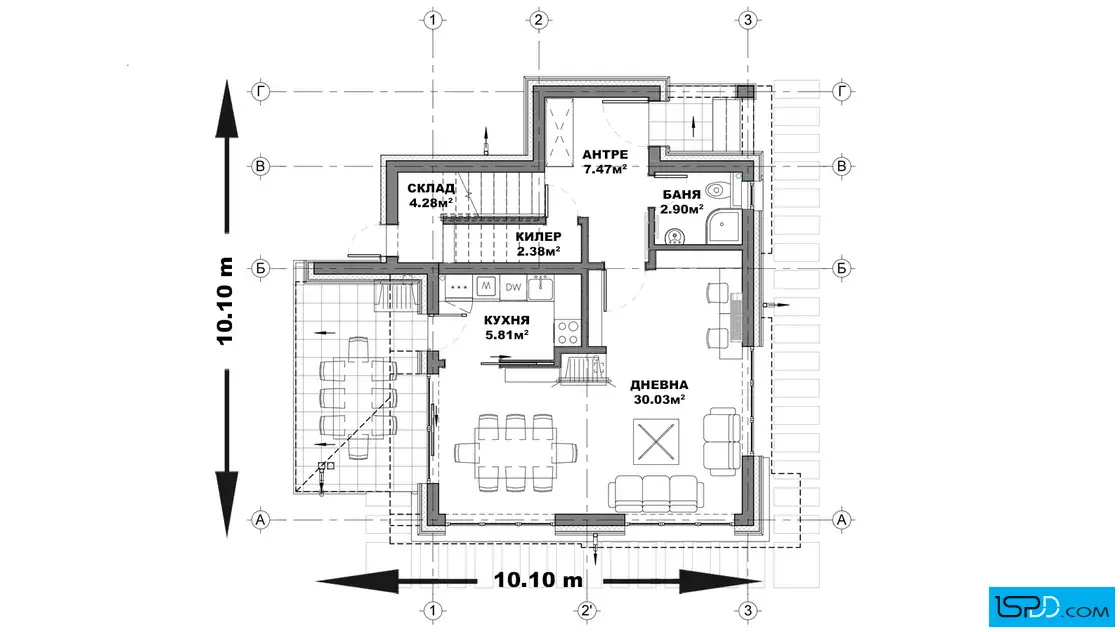 План на първи етаж