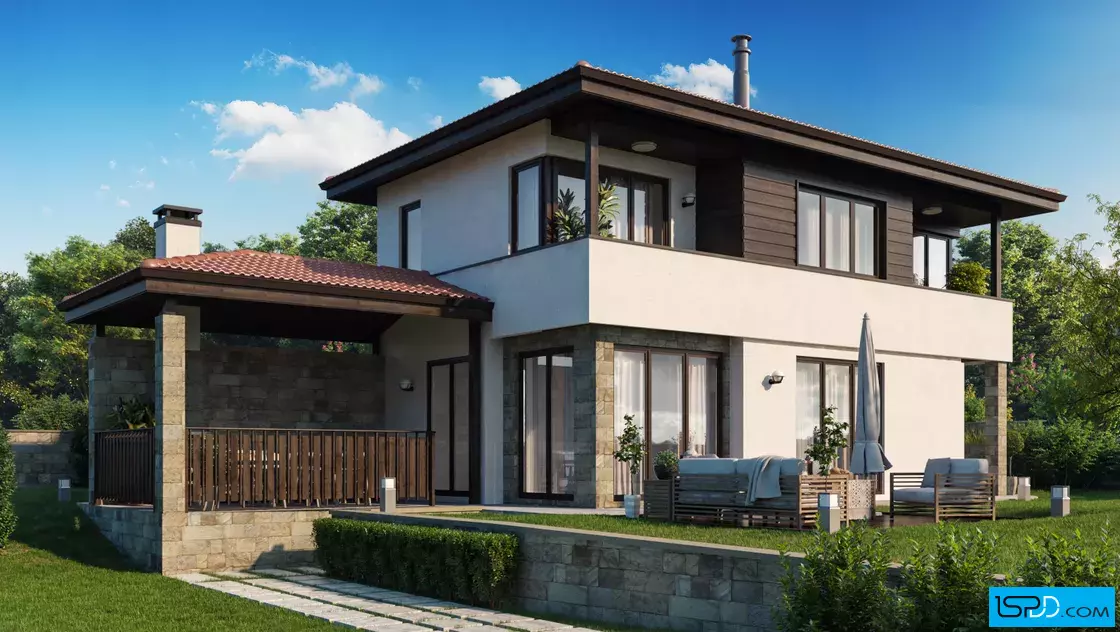 Проект на къща в с. Дрен