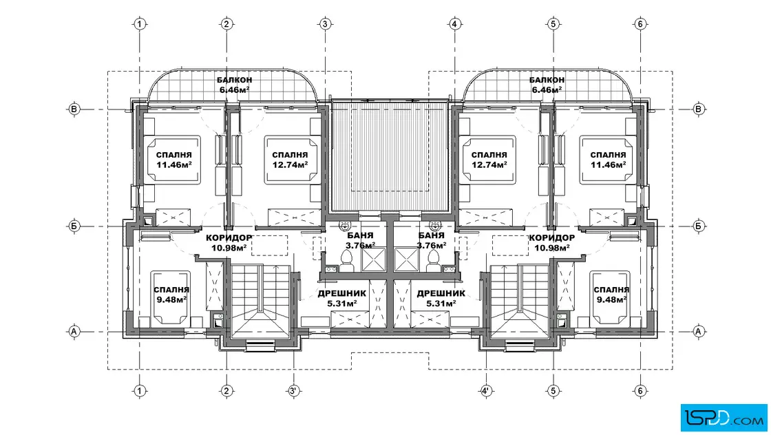 План на втори етаж