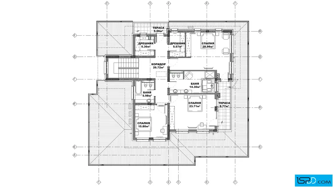 План на втори етаж