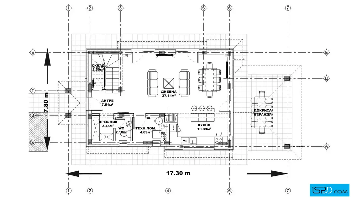 План на първи етаж