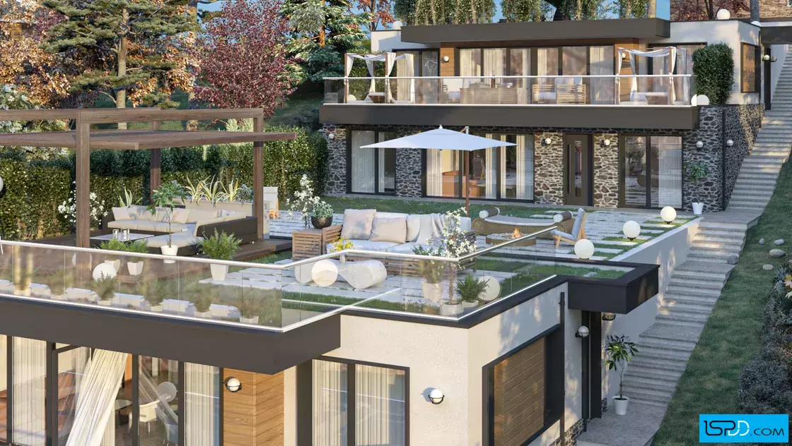 Проект на двуфамилна къща в м. Мала кория