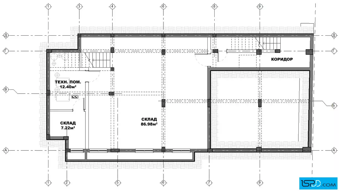 План на подземен етаж