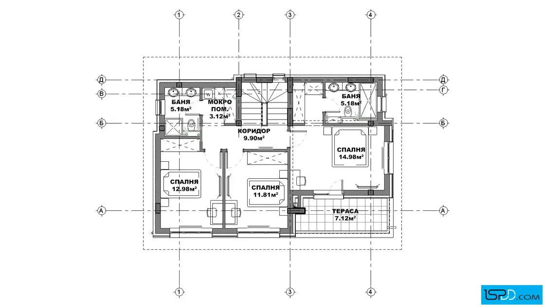 План на втори етаж