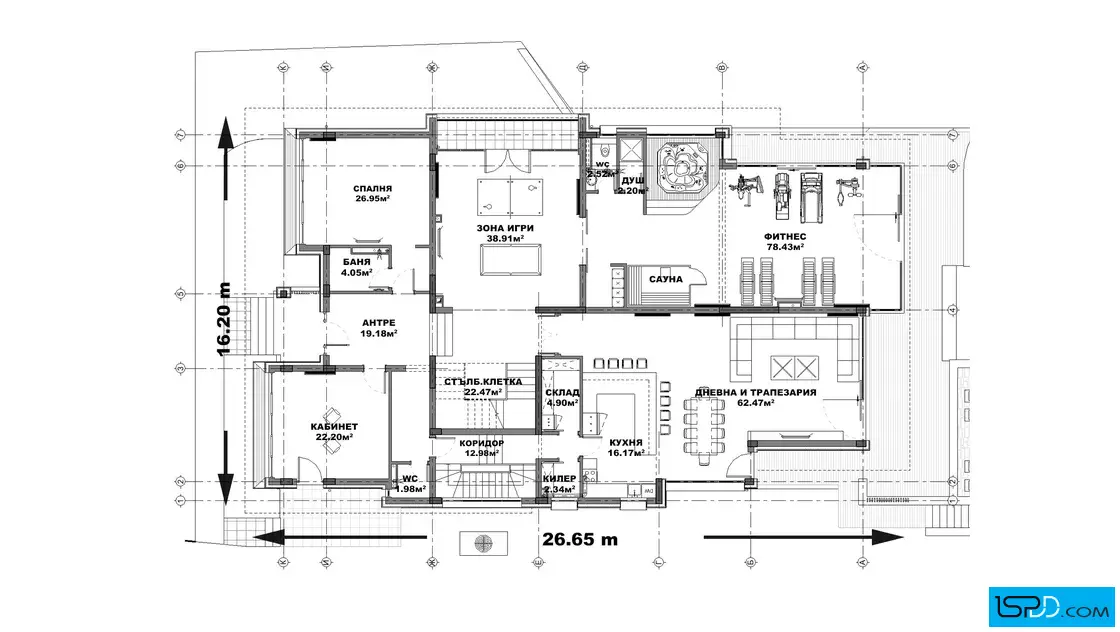 План на първи етаж