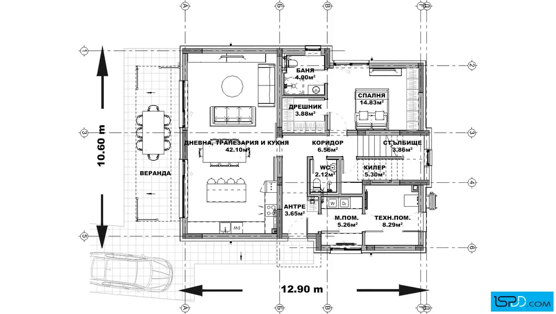 План на първи етаж