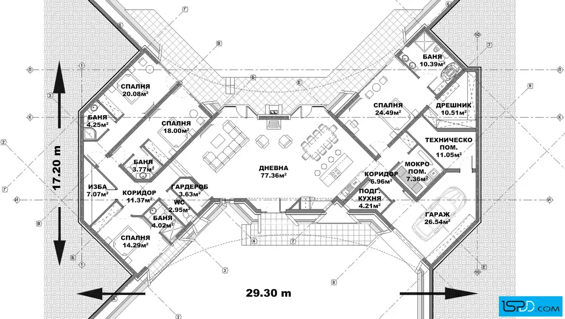 План на първи етаж