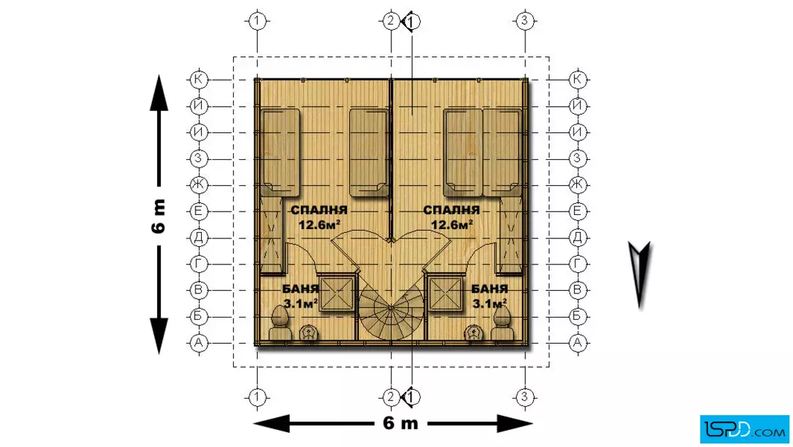 План на втори етаж