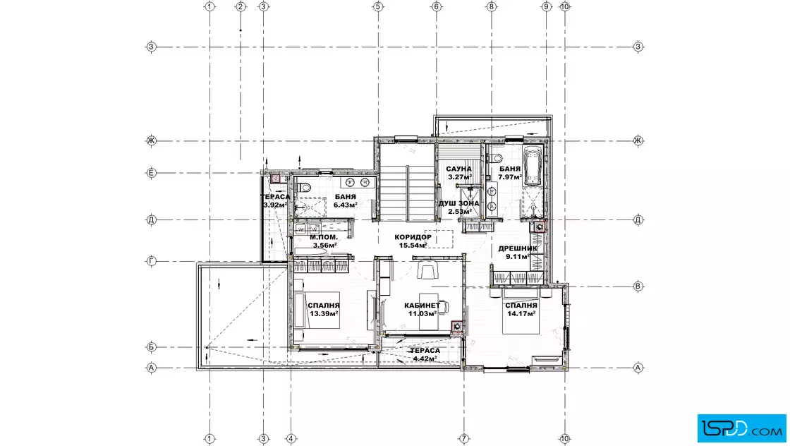 План на втори етаж
