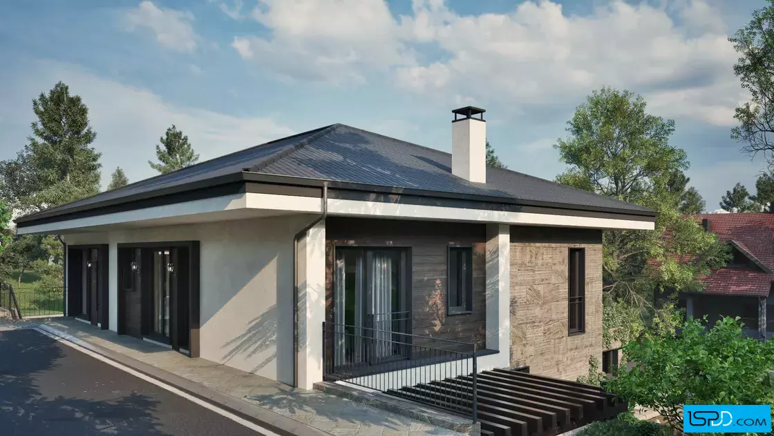 Проект на къща в с. Лозен