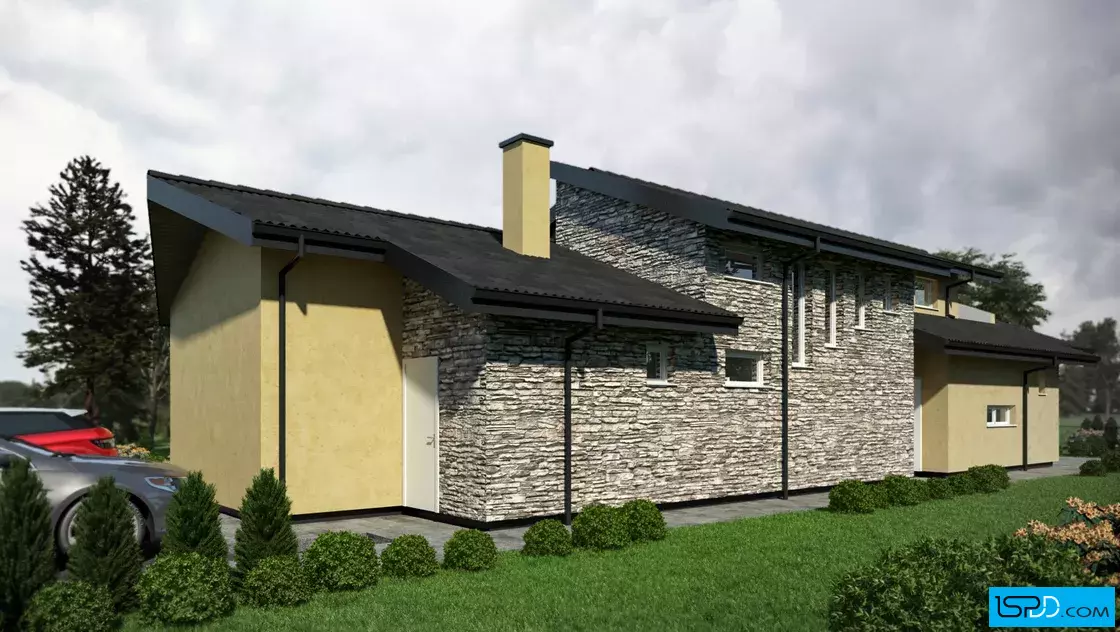 Проект на къща в с. Ветрен