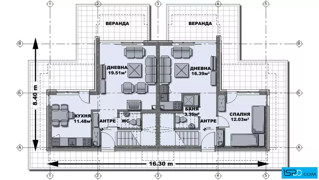 План на първи етаж