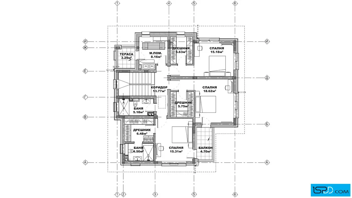 План на втори етаж