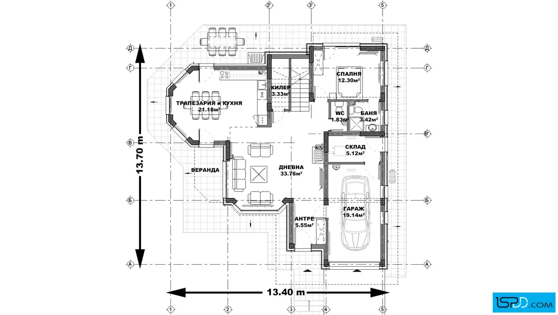План на първи етаж