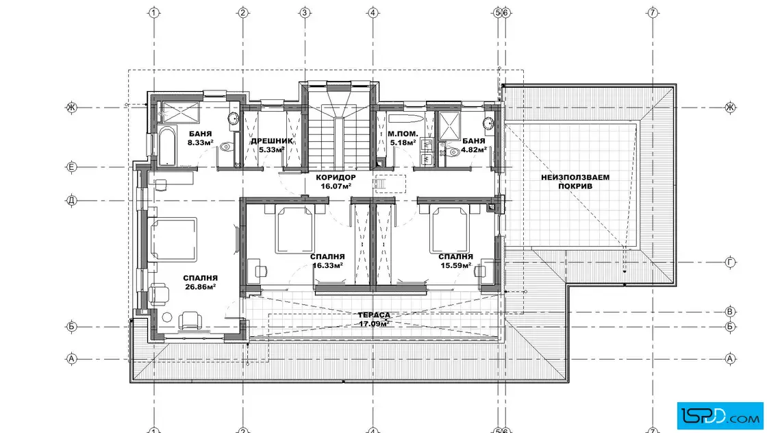 План на втори етаж