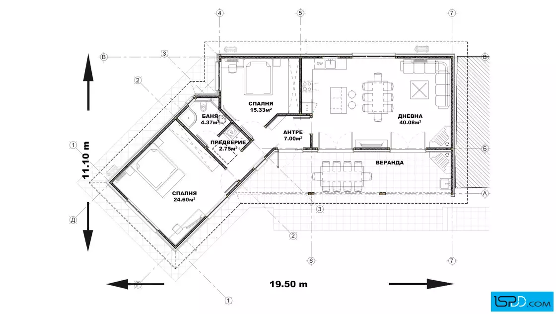 План на първи етаж