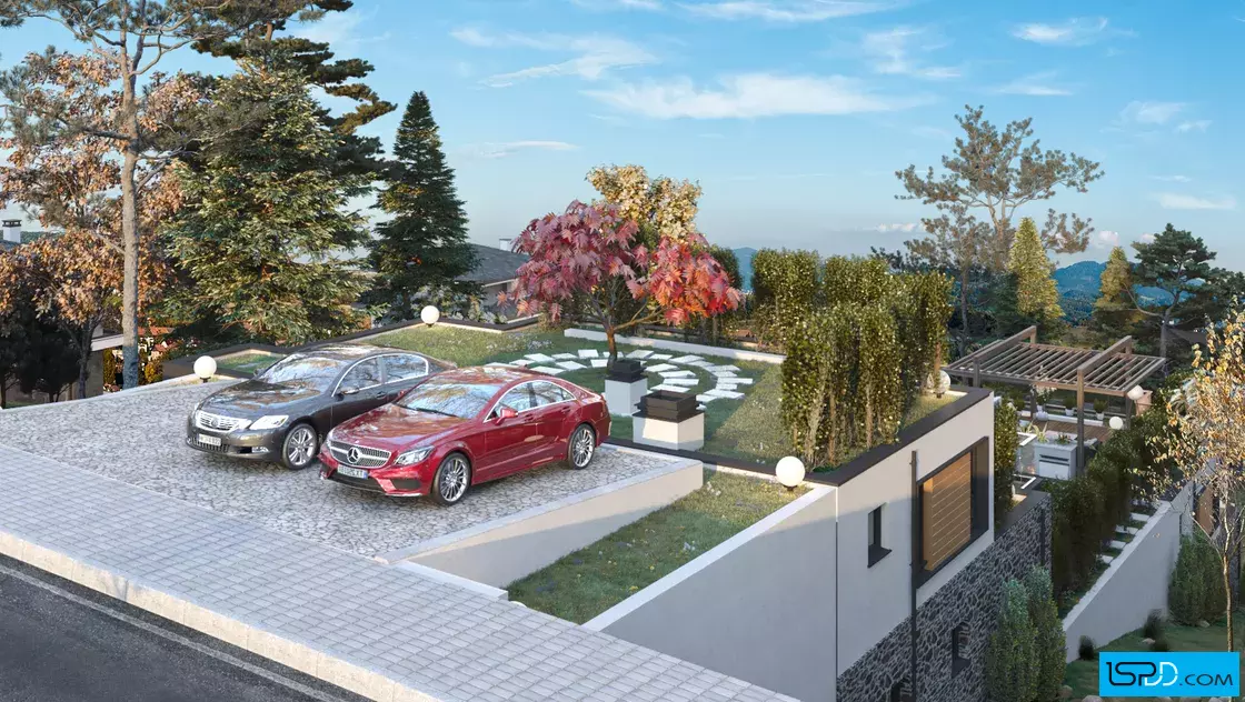 Проект на двуфамилна къща в м. Мала кория