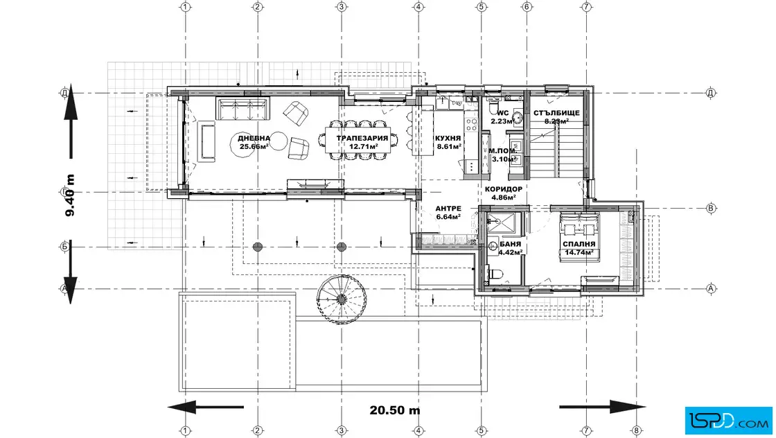 План на първи етаж