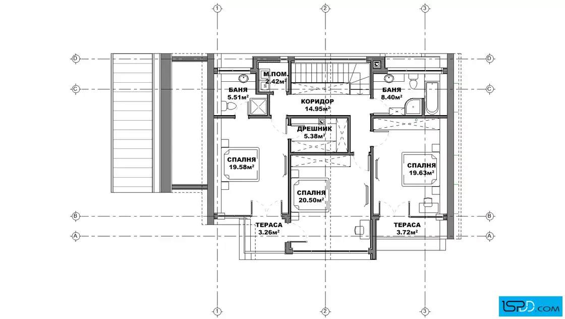 План на втори етаж