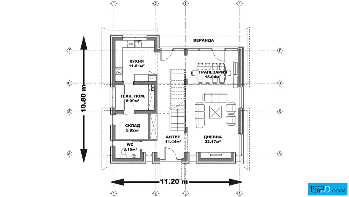 План на първи етаж