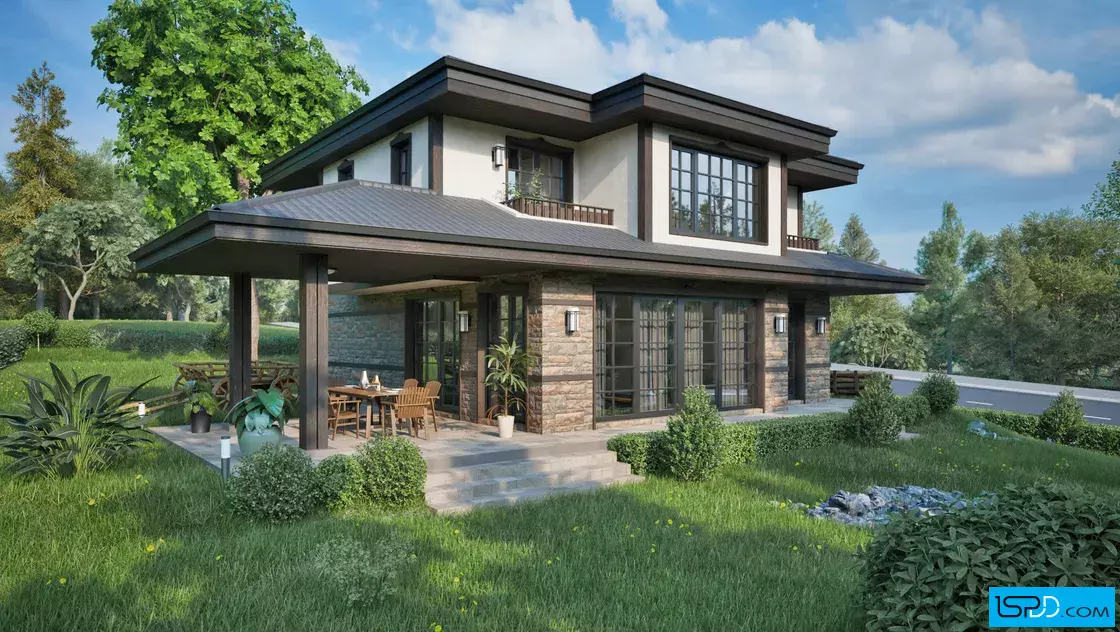 Проект на къща във в.з. Ярема