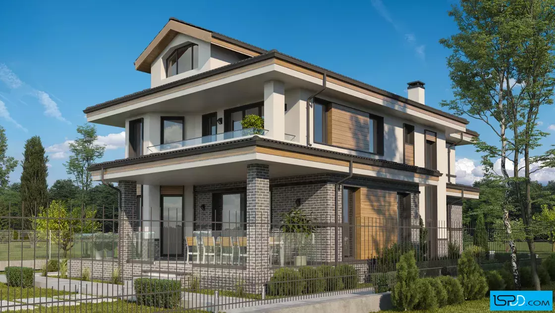 Проект на къща в местност Лахана