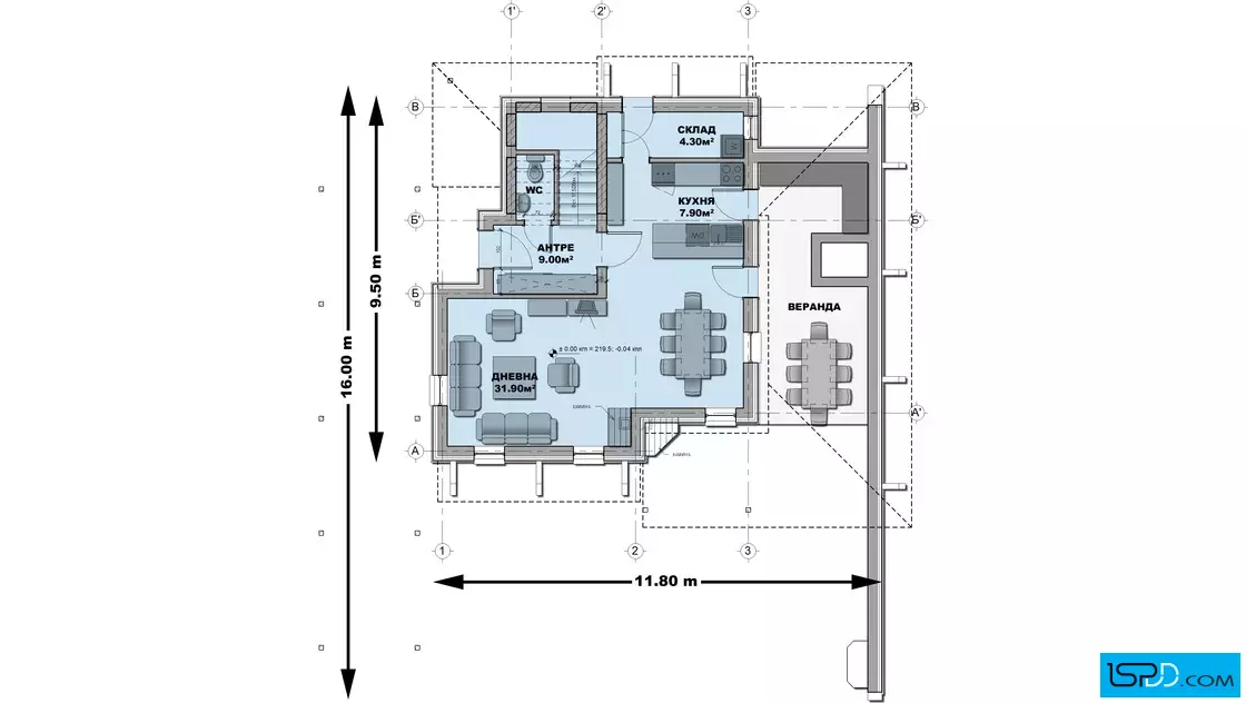 План на първи етаж
