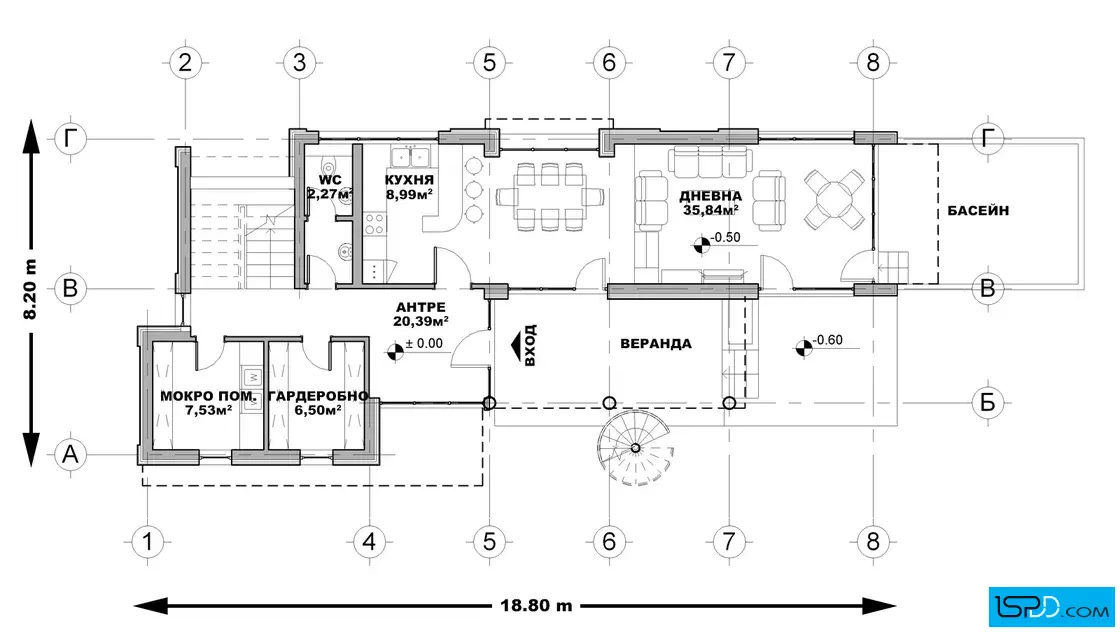 План на първи етаж
