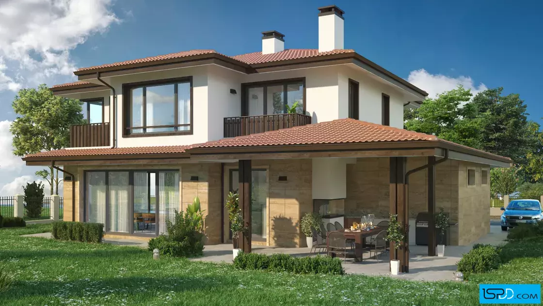 Проект на къща в гр. Правец