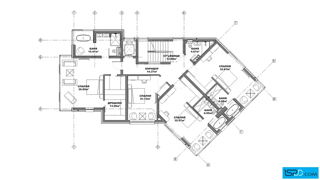 План на втори етаж