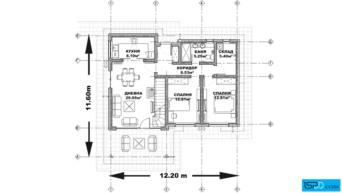 План на първи етаж