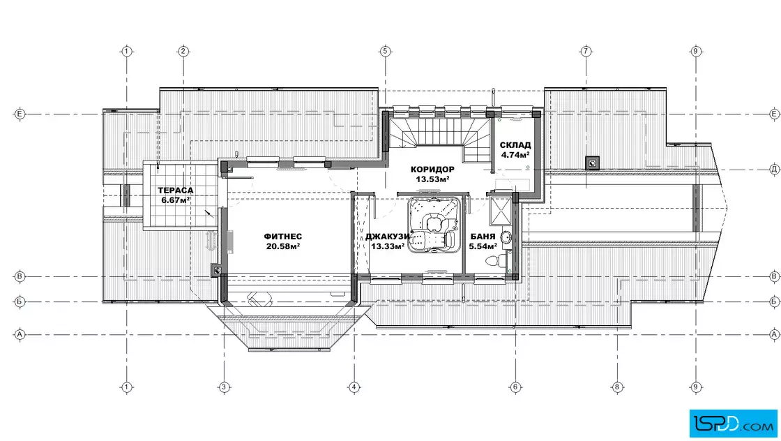 План на втори етаж