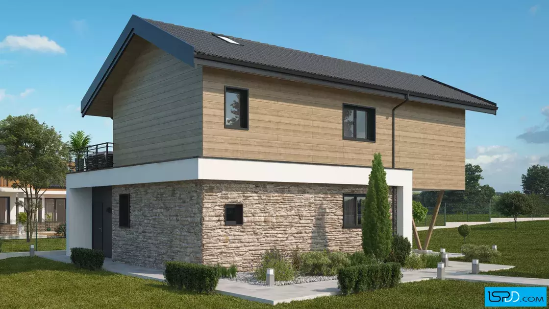 Проект на къща в с.Рупките