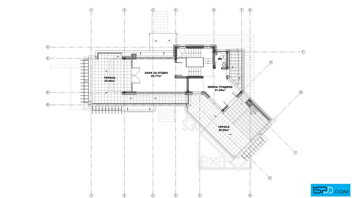 План на трети етаж