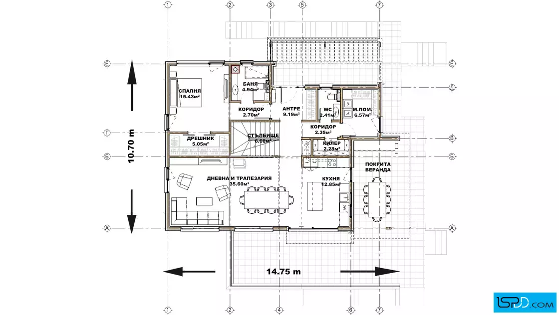 План на първи етаж