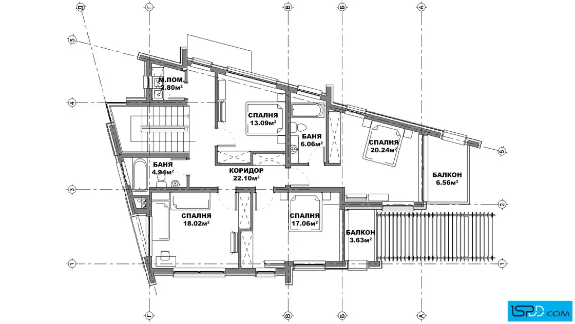 План на втори етаж