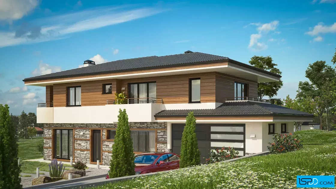 Проект на къща в с. Гняздово