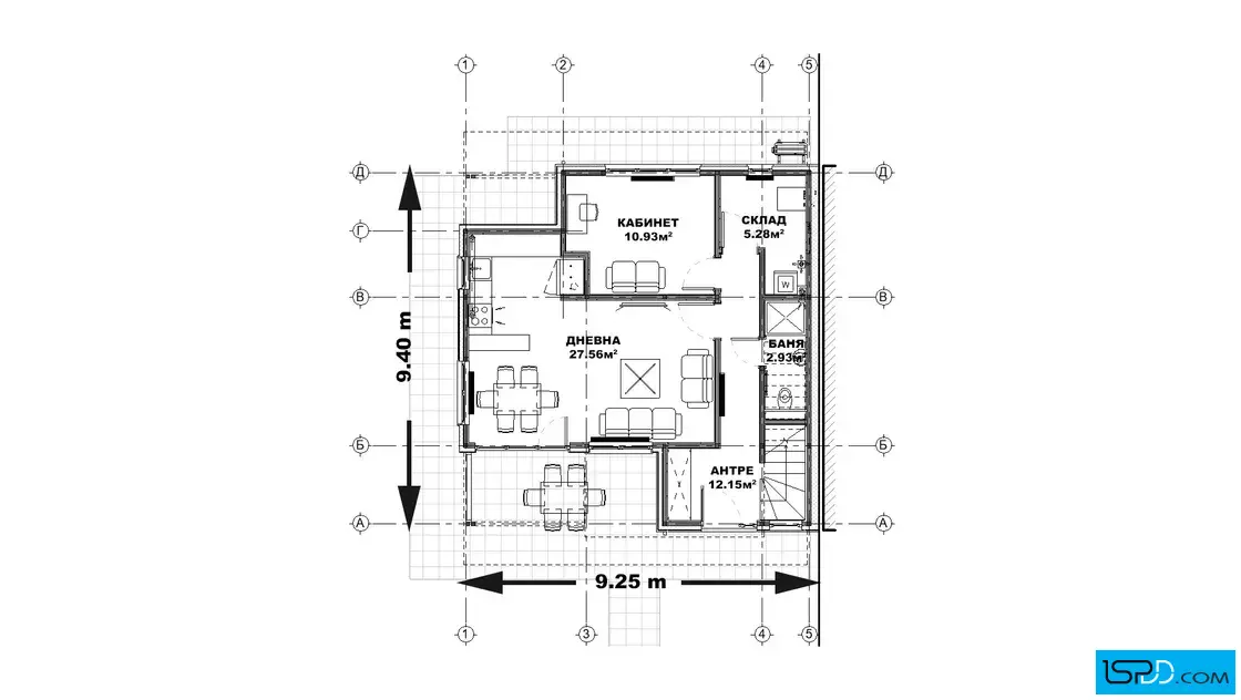 План на първи етаж