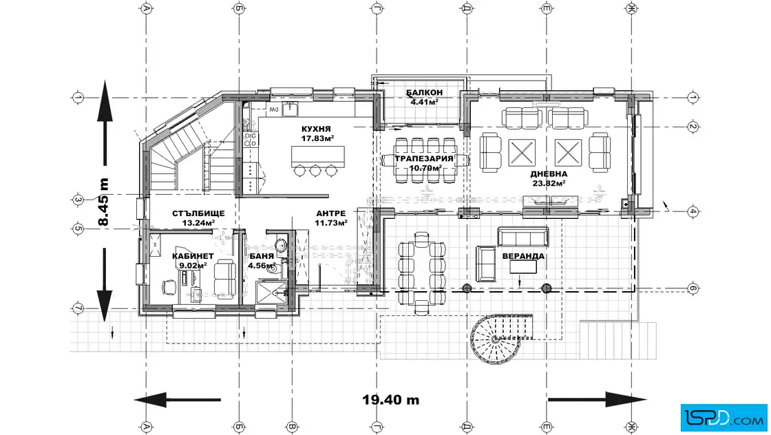 План на първи етаж