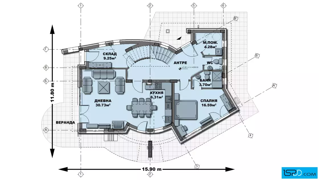 План на първи етаж