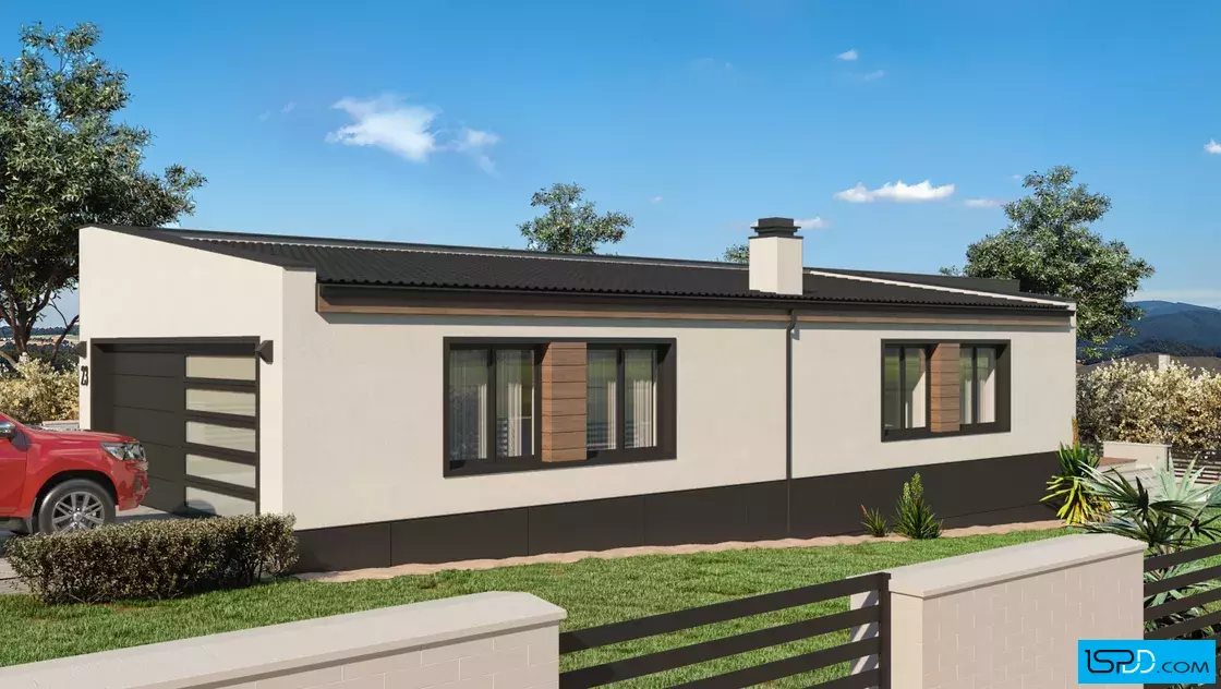 Проект на къща в с. Побит камък