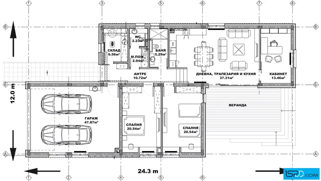 План на първи етаж
