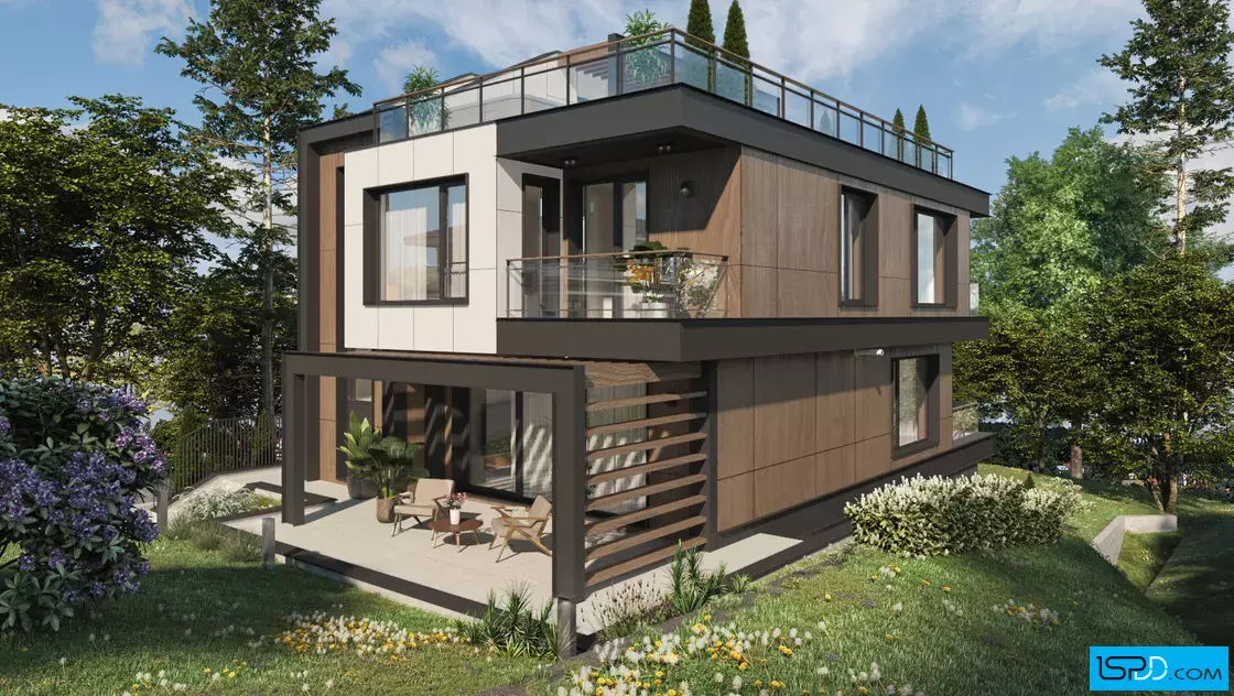 Проект на къща в с. Мърчаево