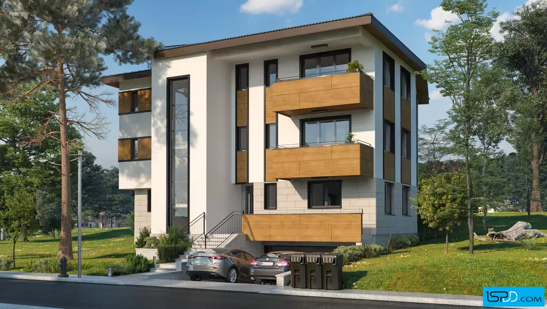 Проект на трифамилна къща в с. Панчaрево