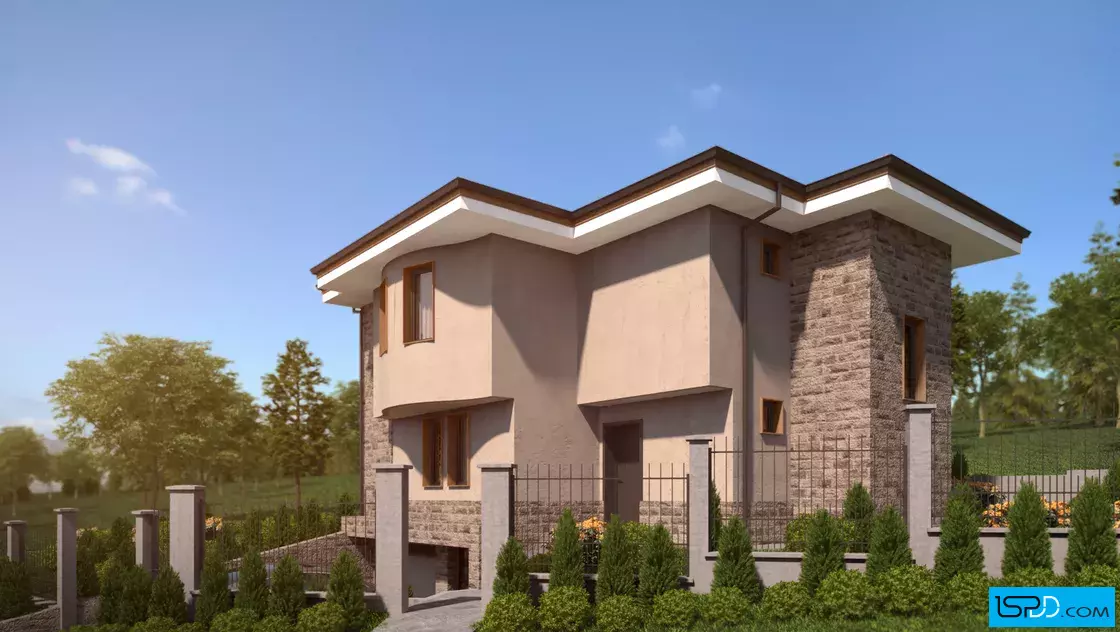 Проект на къща в с. Лозен