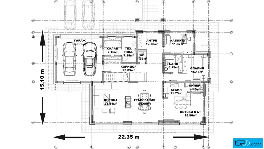 План на първи етаж