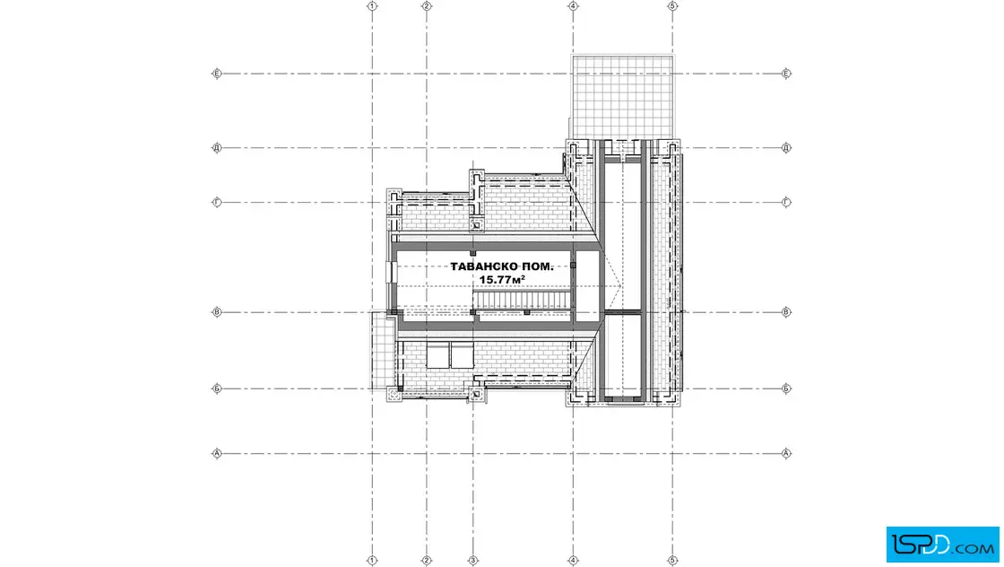 План на подпокривен етаж