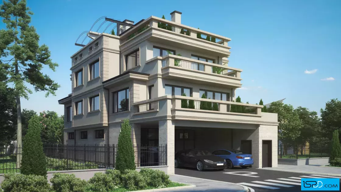 Жилищна сграда с магазин в гр. Мартен